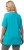 Ulla Popken Essential Square Neck Stretch Tee Deep Aqua - T-Shirts - 