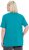 Ulla Popken Essential Square Neck Stretch Tee Teal - T-Shirts - 
