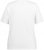 Ulla Popken Double Layer Rounded V-Neck Slim Fit Tee Snow White - T-Shirts - 
