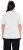 Ulla Popken Double Layer Rounded V-Neck Slim Fit Tee Snow White - T-Shirts - 