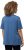 Ulla Popken Double Layer Rounded V-Neck Slim Fit Tee Denim Blue - T-Shirts - 