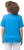 Ulla Popken Double Layer Rounded V-Neck Slim Fit Tee Sapphire Blue - T-Shirts - 
