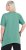 Ulla Popken Quick Drying Pointed Hem Stretch Fit Tee Ivy Green - T-Shirts - 