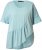 Ulla Popken Asymmetric Flounce Panel Short Sleeve Tee Light Moss Green - T-Shirts - 