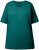 Ulla Popken Basic Round Neck Short Sleeve Relaxed Fit T-Shirt Teal Green - T-Shirts - 
