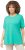 Ulla Popken Essential Round Neck Stretch Tee Turquoise - T-Shirts - 