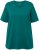 Ulla Popken Essential Round Neck Stretch Tee Dark Emerald - T-Shirts - 