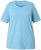 Ulla Popken Essential Round Neck Stretch Tee Light Teal - T-Shirts - 
