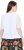 Ulla Popken Lace Yoke Short Sleeve T-Shirt Snow White - T-Shirts - 