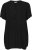 Kaffe Curve Ami Puff Tunika Tiefschwarz - T-Shirts - 