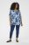 Kaffe Curve Aliana Tunic Blue Flower Animal - Tuniken - 