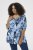 Kaffe Curve Aliana Tunic Blue Flower Animal - Tuniken - 
