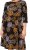 Scandinavian Caramel Flower Petals Dress Lavender and Orange - DAMENMODE 40-66 - 