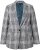Ulla Popken Karierter Blazer Grün - Blazer - 