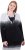 Ulla Popken Strickblazer mit Farbverlauf Schwarz/Weiß - Blazer - 