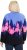 Ulla Popken Alpine Landscape Fleece Jacket Cloud Blue - Hoodies & Sweatshirts - 