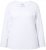 Ulla Popken Basic Round Neck Long Sleeve Slim Fit Cotton Tee Snow White - Röcke - 