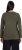 Ulla Popken Basic Round Neck Long Sleeve Slim Fit Cotton Tee Olive - T-Shirts - 