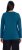 Ulla Popken Basic Round Neck Long Sleeve Slim Fit Cotton Tee Cerulean - T-Shirts - 