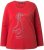 Ulla Popken Holiday Long Sleeve Graphic Tee Salsa Red - Bedruckte T-shirts für damen - 