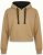 Nora Mikken KAMILLA Cropped Hoodie Camel - DAMENMODE XS-XXL - 