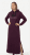 Nora Mikken MARI Maxi Hoodie Dress Mauve Wine - DAMENMODE XS-XXL - 