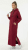 Nora Mikken MARTINA Maxi Hoodie Dress Burgundy - DAMENMODE XS-XXL - 