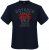 Adamo Outdoor track Comfort fit T-shirt Navy - Herren-T-Shirts - Herren-T-Shirts in großen Größen