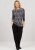 Scandinavian Caramel Tiny Flower Petals Blouse Light Blue - Bedruckte T-shirts für damen - 