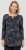 Scandinavian Caramel Triangles Tunic Dark Blue - Bedruckte T-shirts für damen - 