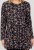 Scandinavian Caramel Flower Petals Tunic Copper and Blue - Bedruckte T-shirts für damen - 
