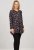 Scandinavian Caramel Flower Petals Tunic Copper and Blue - Bedruckte T-shirts für damen - 