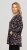 Scandinavian Caramel Flower Petals Tunic Copper and Blue - Bedruckte T-shirts für damen - 