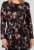 Scandinavian Caramel Flowers Tunic Red and Pink - Bedruckte T-shirts für damen - 