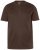 JP1880 Henley Basic T-Shirt with Buttons Brown - Herren-T-Shirts - Herren-T-Shirts in großen Größen