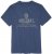 Adamo Sandro Regular fit Slub effect T-shirt Indigo Blue - Herren-T-Shirts - Herren-T-Shirts in großen Größen