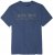 Adamo Simon Regular fit Printed T-shirt Denim Blue - Herren-T-Shirts - Herren-T-Shirts in großen Größen
