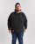 Motley Denim Copenhagen Hoodie Charcoal - Herren-sweater und -hoodies - Herren-Sweater und -Hoodies in großen Größen