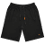 Motley Denim Paris Sweatshorts Black - Jogginghosen für herren - Jogginghosen für Herren in großen Größen