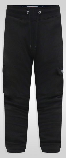 D555 Dexter 1 Cargo Jogger With Bear Embroidery Schwarz - Jogginghosen für herren - Jogginghosen für Herren in großen Größen