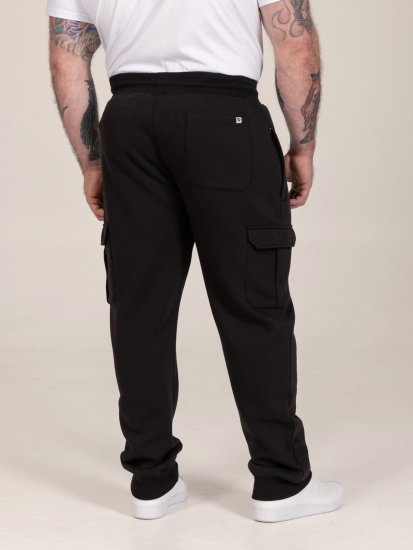 D555 Dexter 1 Cargo Jogger With Bear Embroidery Schwarz - Jogginghosen für herren - Jogginghosen für Herren in großen Größen