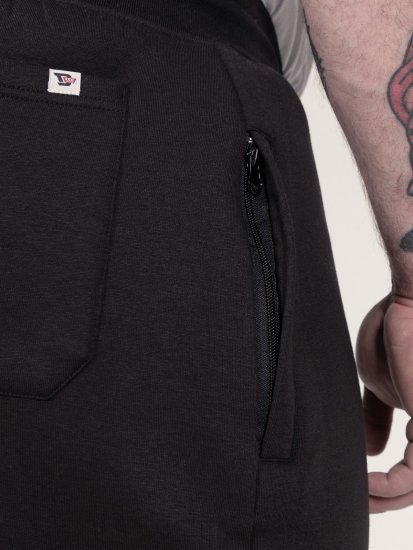 D555 Dexter 1 Cargo Jogger With Bear Embroidery Schwarz - Jogginghosen für herren - Jogginghosen für Herren in großen Größen