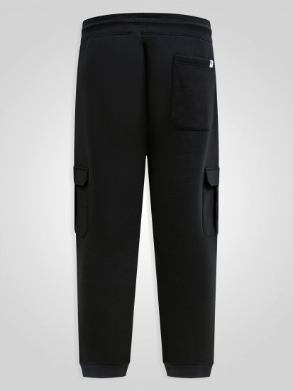 D555 Dexter 1 Cargo Jogger With Bear Embroidery Schwarz - Jogginghosen für herren - Jogginghosen für Herren in großen Größen