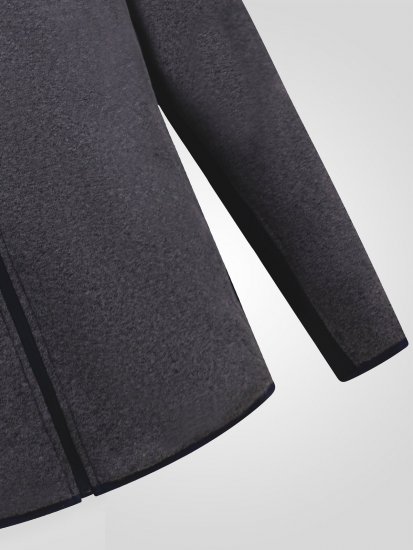 D555 Conrad Detachable Hood Bonded Fleece Zip Through Hoody Navyblau - Herren-sweater und -hoodies - Herren-Sweater und -Hoodies in großen Größen