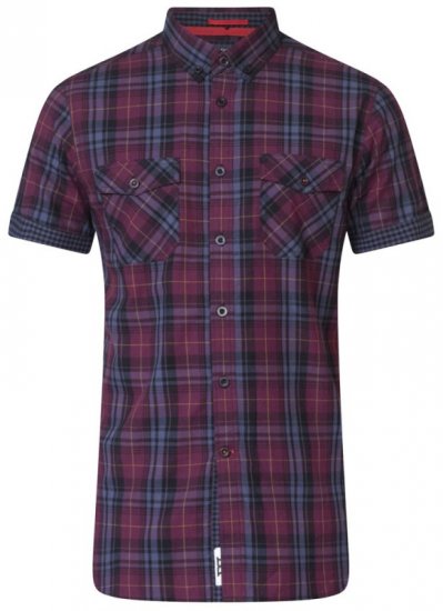 D555 Herbie Short Sleeve Shirt - Herrenhemden - Herrenhemden in großen Größen