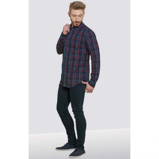 D555 Enderby Long Sleeve Shirt - Herrenhemden - Herrenhemden in großen Größen