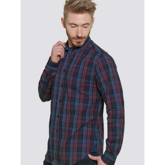 D555 Enderby Long Sleeve Shirt - Herrenhemden - Herrenhemden in großen Größen