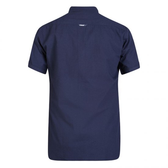 D555 Wesson Shirt Navy - Herrenhemden - Herrenhemden in großen Größen