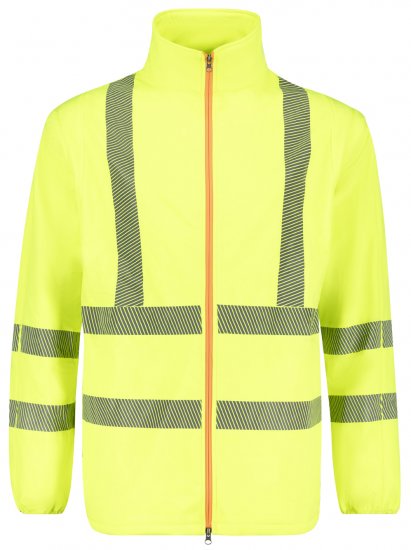 Adamo 109131 Warnschutz Softshelljacke Gelb - Herren arbeitskleidung - Herren Arbeitskleidung Große Größen