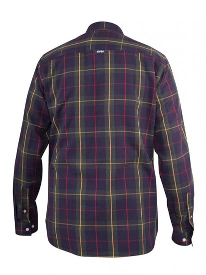 D555 Gladstone Check Button Down Collar Shirt - Herrenhemden - Herrenhemden in großen Größen